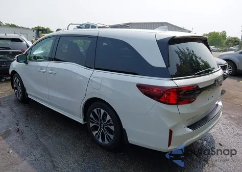 2025 Honda Odyssey Elite из США, поврежденный, VIN 5FNRL6H94SB016517